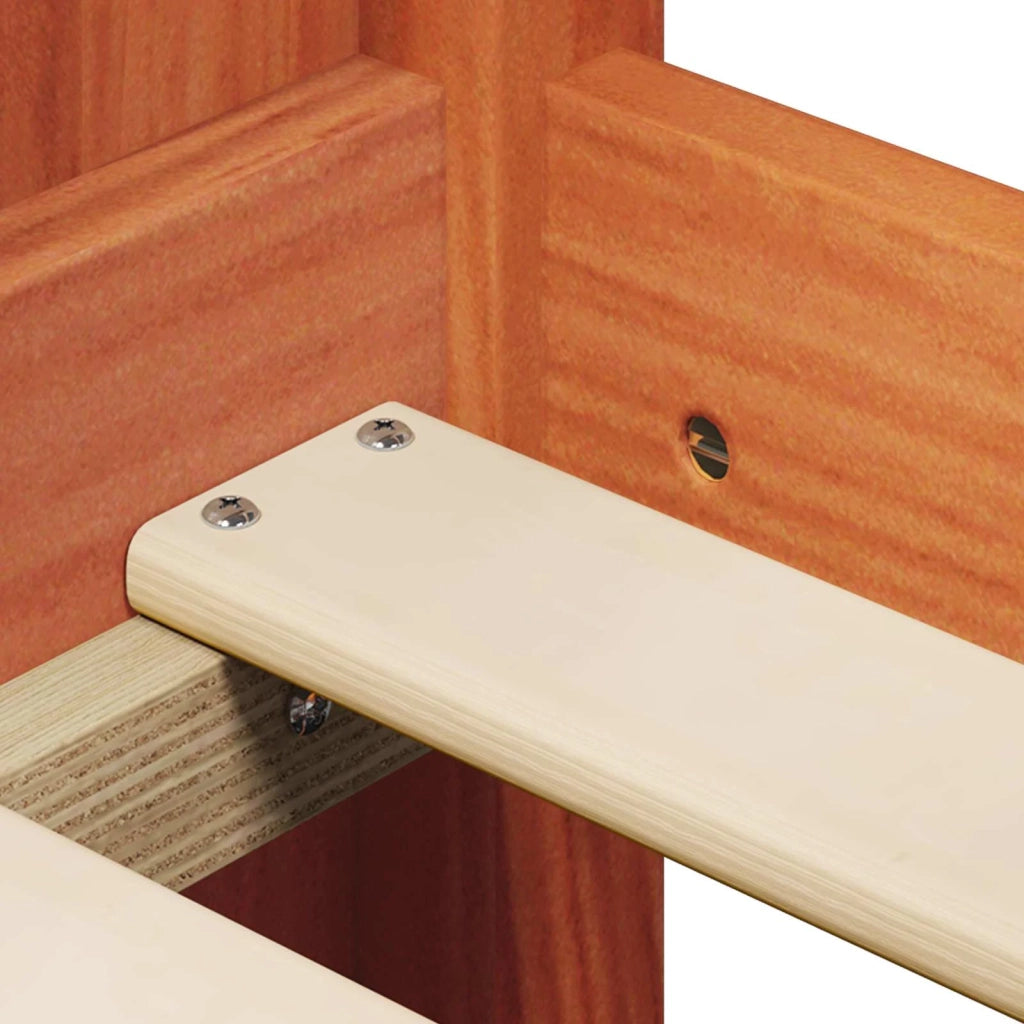 Struttura per letto soppalco Marrone Cera 90 x 190 cm 3422701