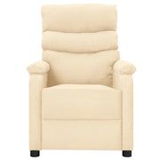 Poltrona Massaggiante Crema in Tessuto 321235