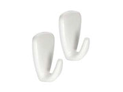 GANCIO ADESIVO GRANDE IN PLASTICA PZ.2 PRESTO- - cm.3x4 - 6 pezzi TESCOMA