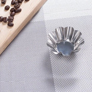 18 pezzi di cupcake a forma di uovo, a forma di uovo, riutilizzabili, in acciaio inossidabile, per budino, torta, biscotto, muffin