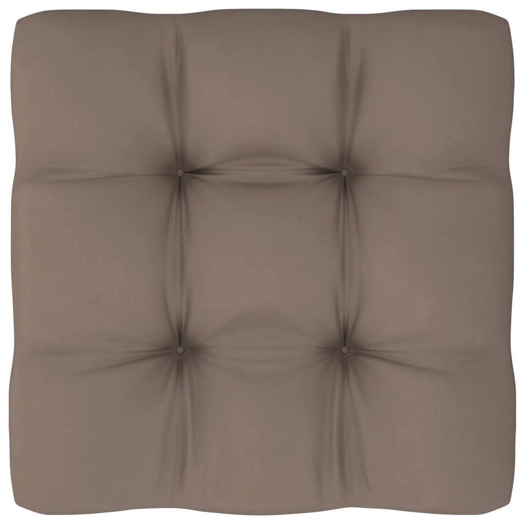 Ottomana da Giardino Pallet in Legno di Pino Impregnato Nero 3066441