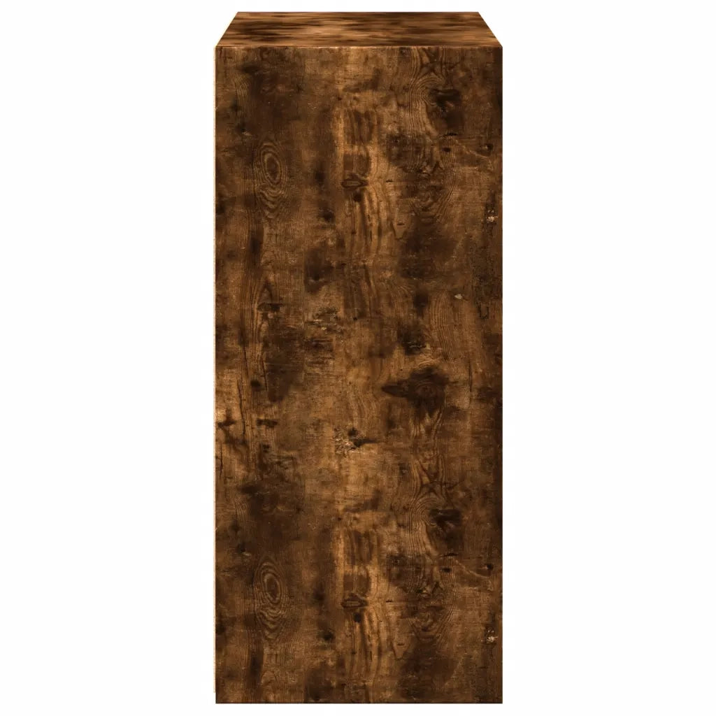 Credenza-Buffet-Armadio da cucina Rovere Fumo 70x41x93 cm in Legno Multistrato