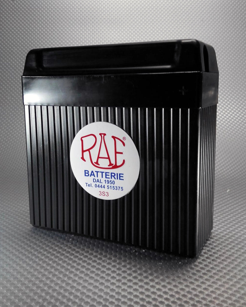Batteria moto d'epoca RAE AGM 3S3 6V 7Ah