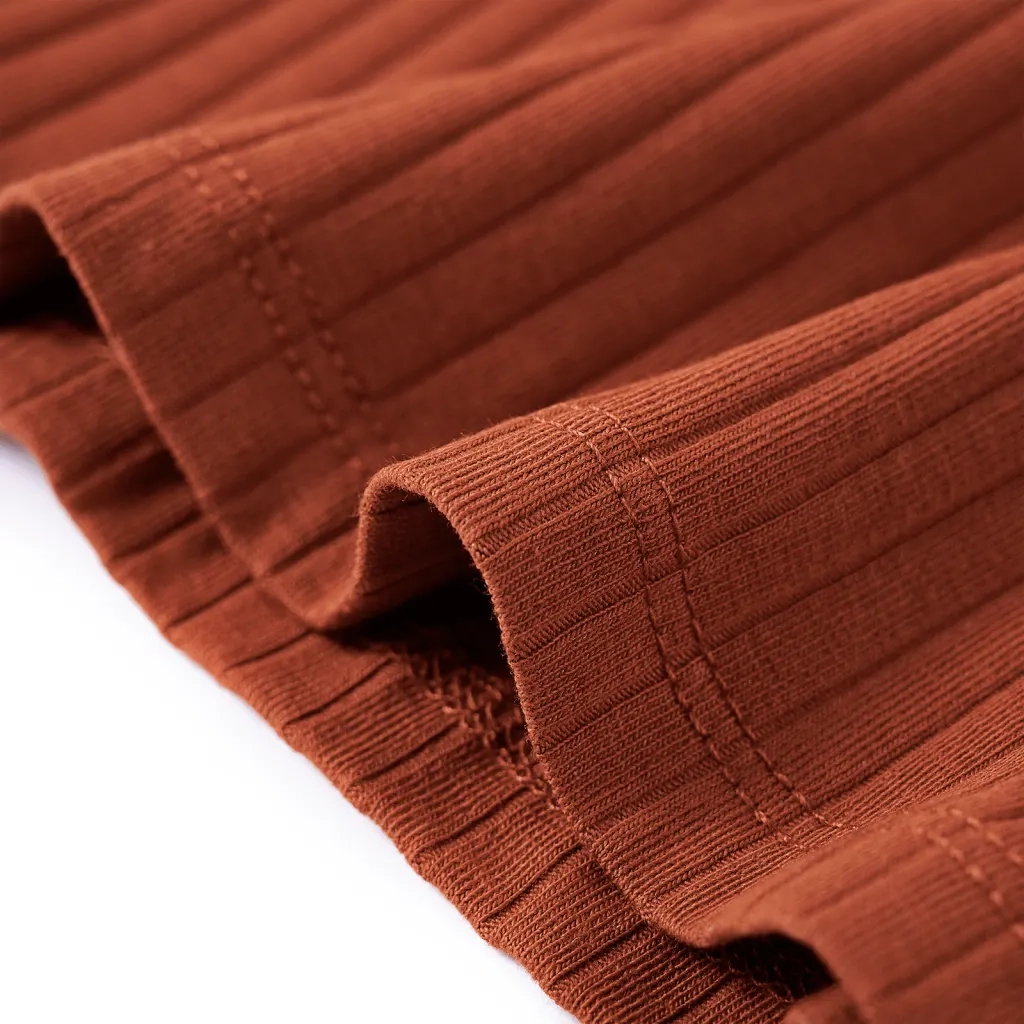 Maglietta da Bambina a Maniche Lunghe Cognac 92 14124