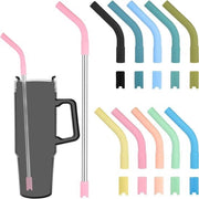 Set di 20 Punti e Supporti in Silicio - Adatti per Reticoli 8-10 mm - Inclusi Supporti in Acciaio Inossidabile per Reticoli