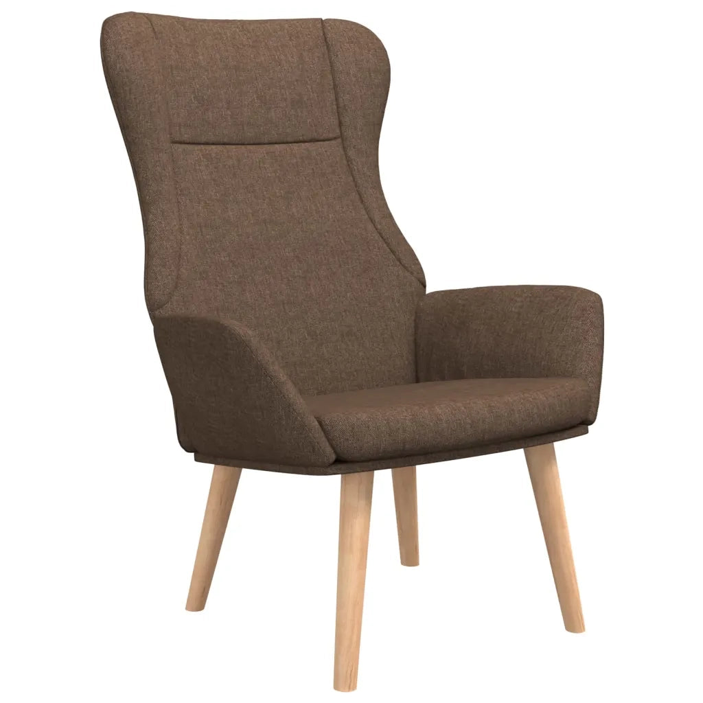 Poltrona Relax Marrone in Tessuto 341397