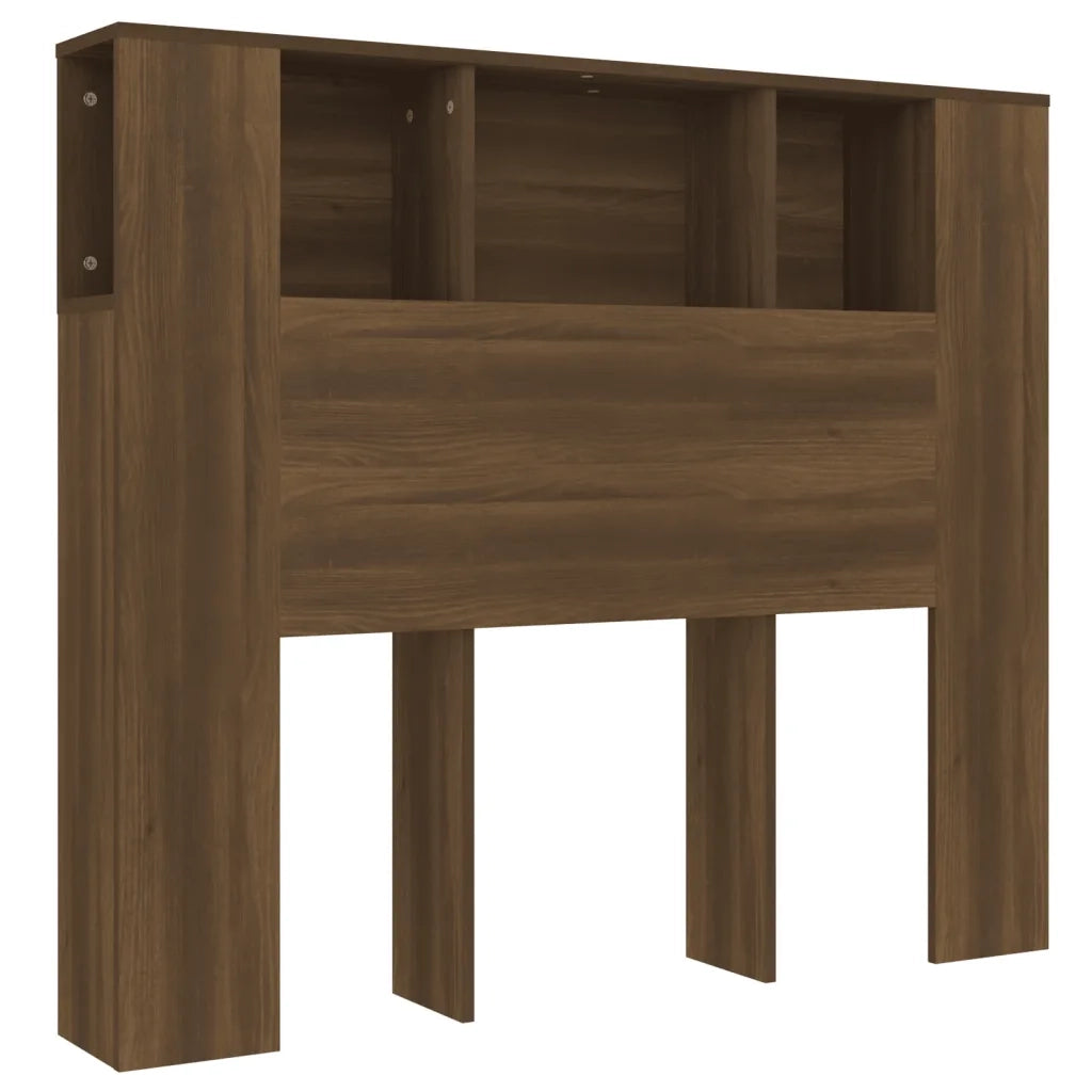 Testiera con Scomparti Rovere Marrone 120x18,5x102,5 cm 817269