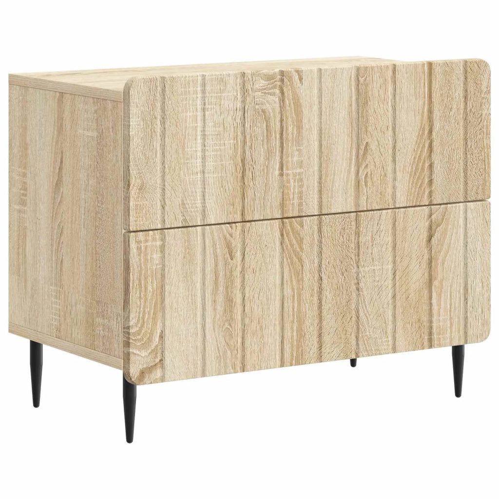 Armadio da Notte con cassetto Rovere Sonoma 62 x 34,5 x 49,5 cm 894317