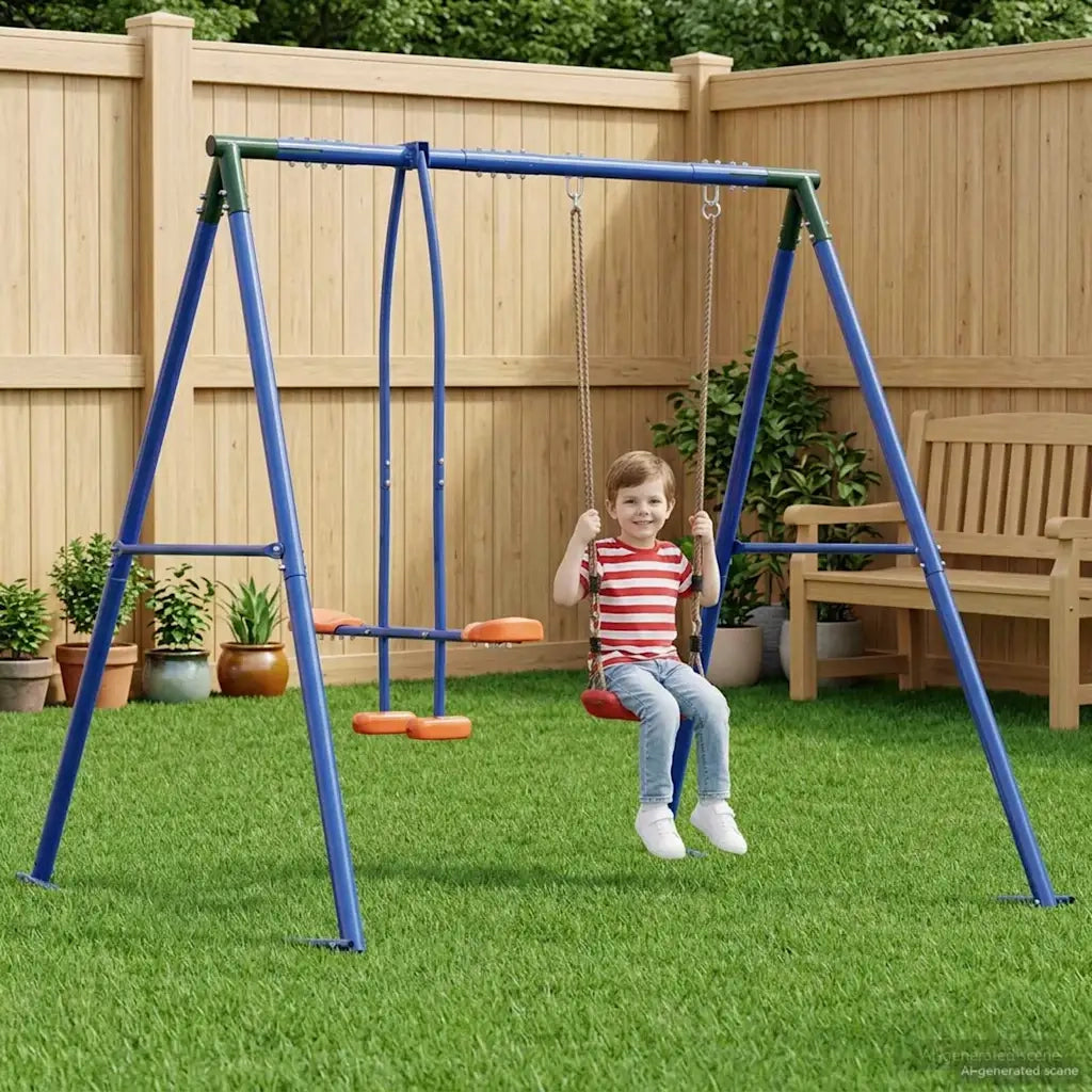 Struttura per Altalena da Esterno con Girello per fino a 3 bambini 42041289