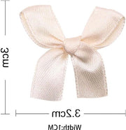 Lintstrikken satin 100 pezzi per decorare e per hobby - Mini-strikke per matrimonio, compleanni e arredamento - Materiale per confezioni e attrezzature per hobby.
