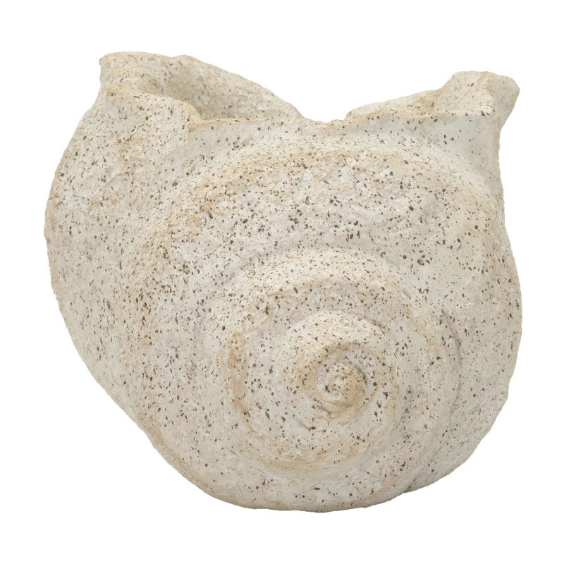 Vaso Shell Sand -b- cm 35x23x18 (apertura cm ø 17x14)