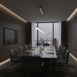 Lampada Da Soffitto Led App1697-cp 200 Cm Brush Gold