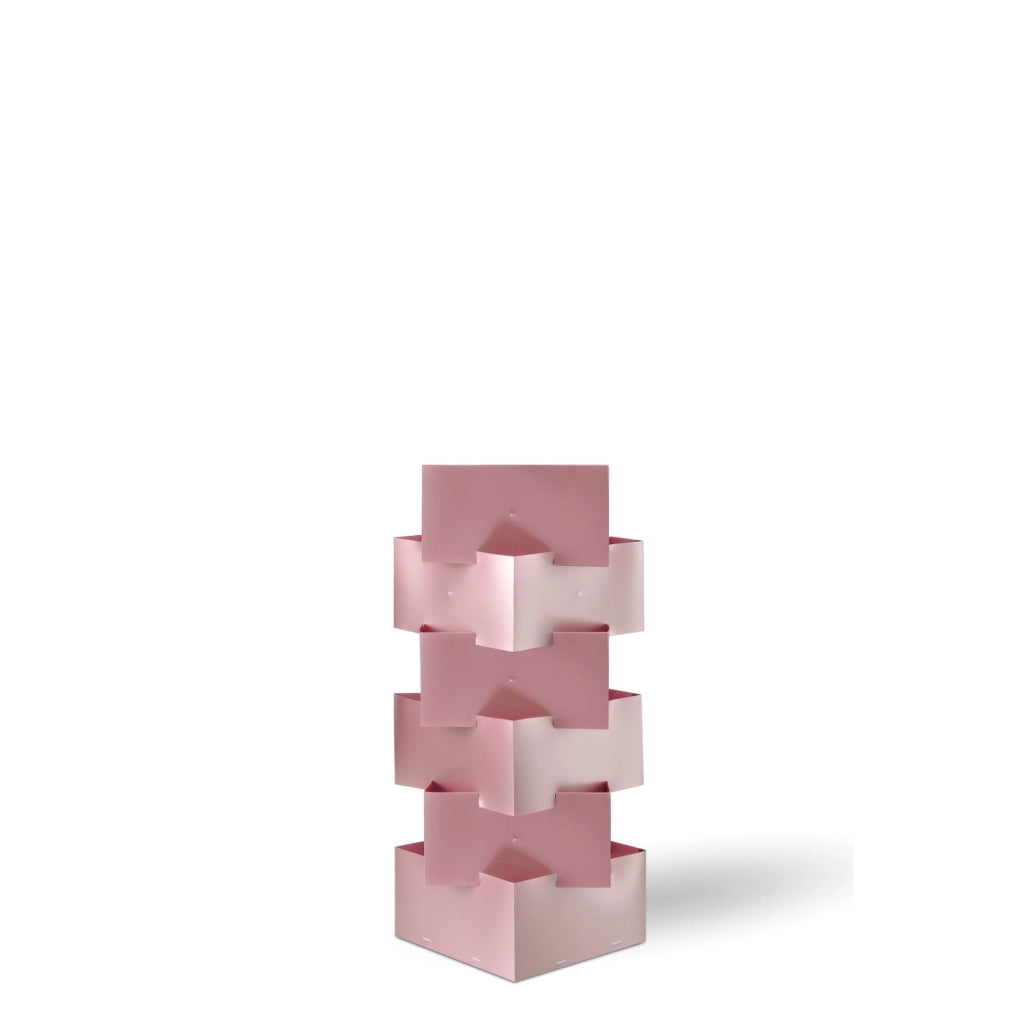 Lampada Da Scrivania-Ufficio Moderna Building Polilux ® Pink Metal 1 Luce E27