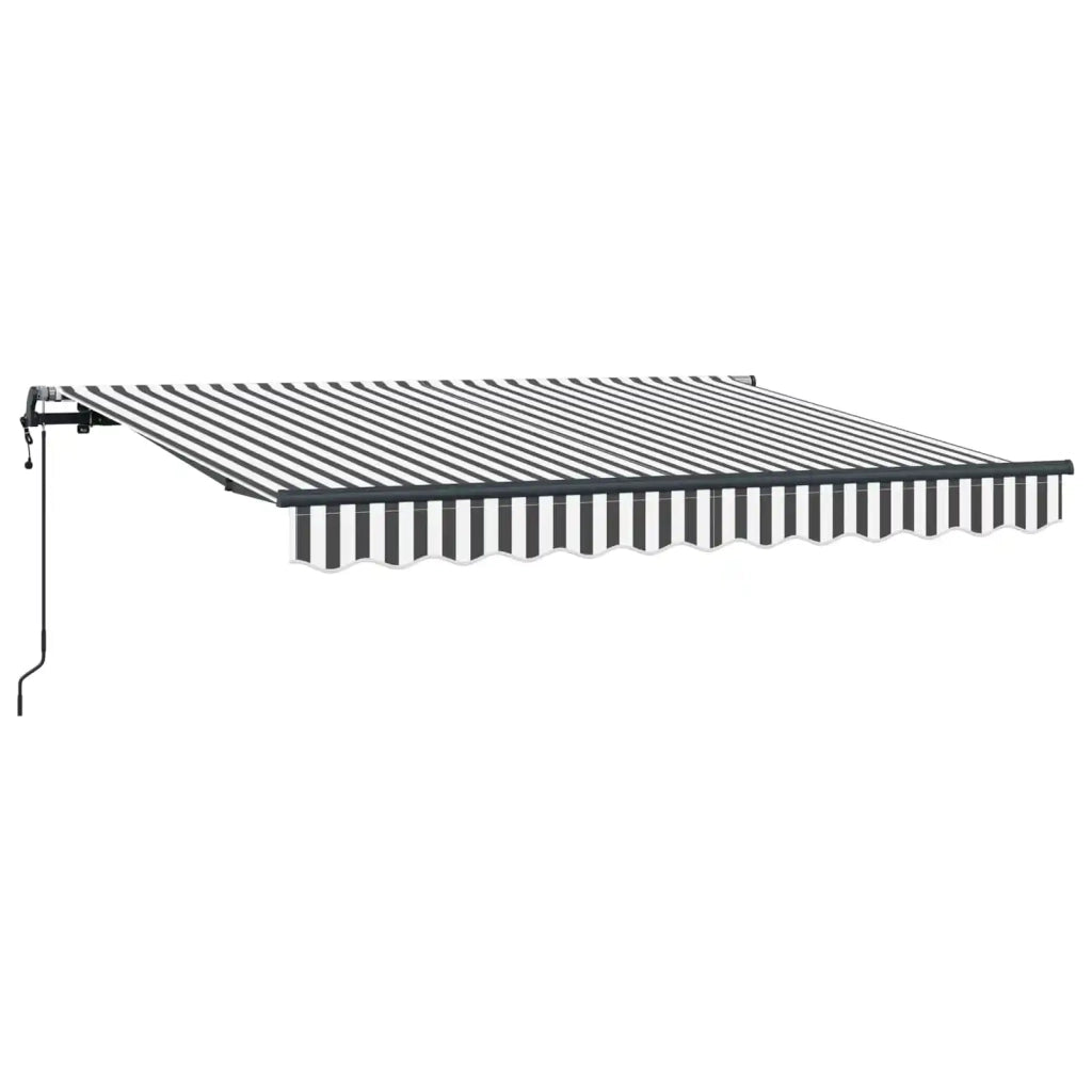 Tenda Retrattile Antracite 250 x 200 cm Tessuto 3329396
