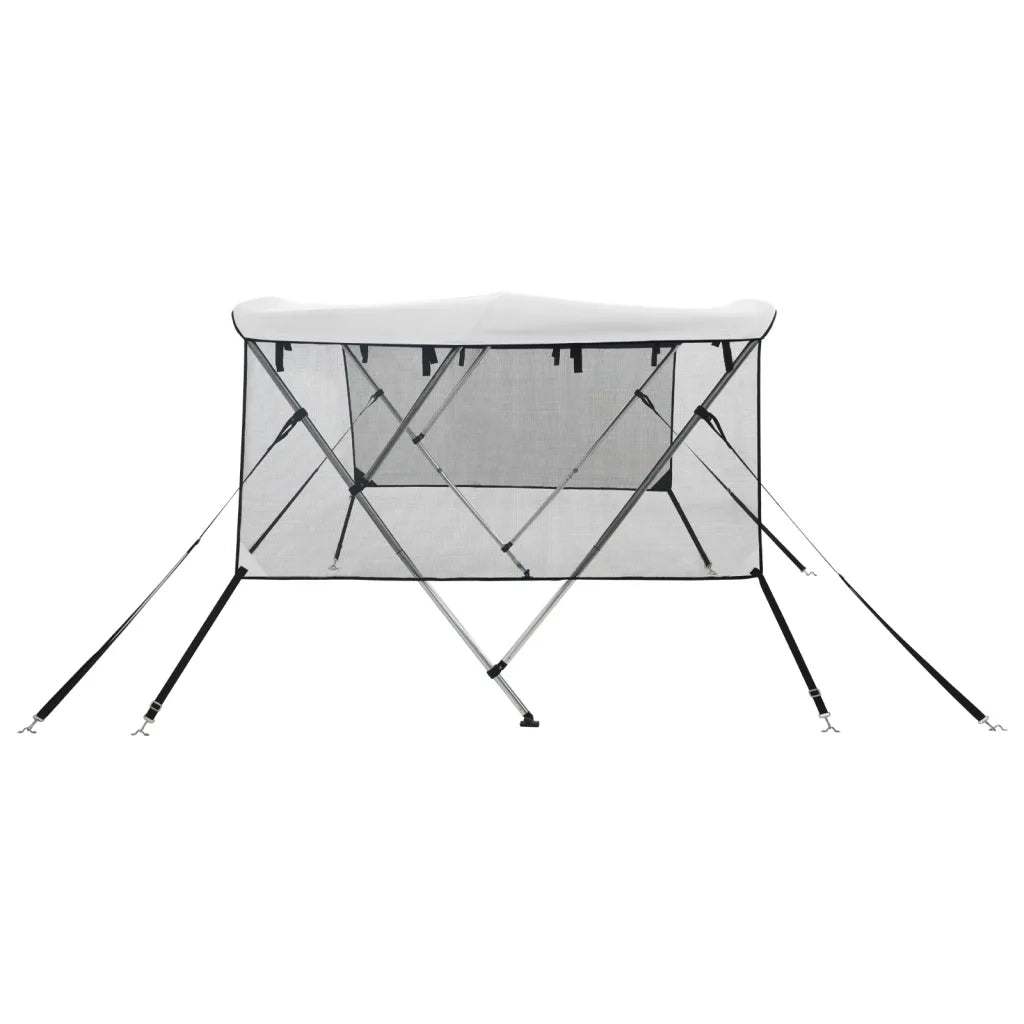 Bimini di Prua Pareti Laterali Rete 3 Archi 183x(154-167)x137cm CFW3866669