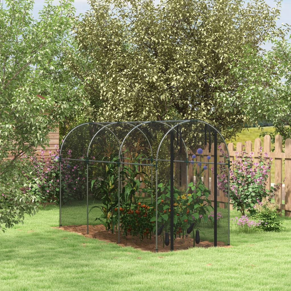 Rete per Protezione Piante ¨C zephmum ¨C Nero 120x360x188 cm