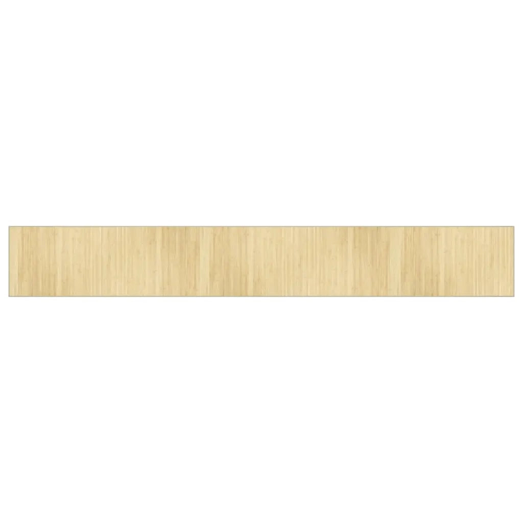 Tappeto Rettangolare Natura Chiaro 70x500 cm in BambÃ¹