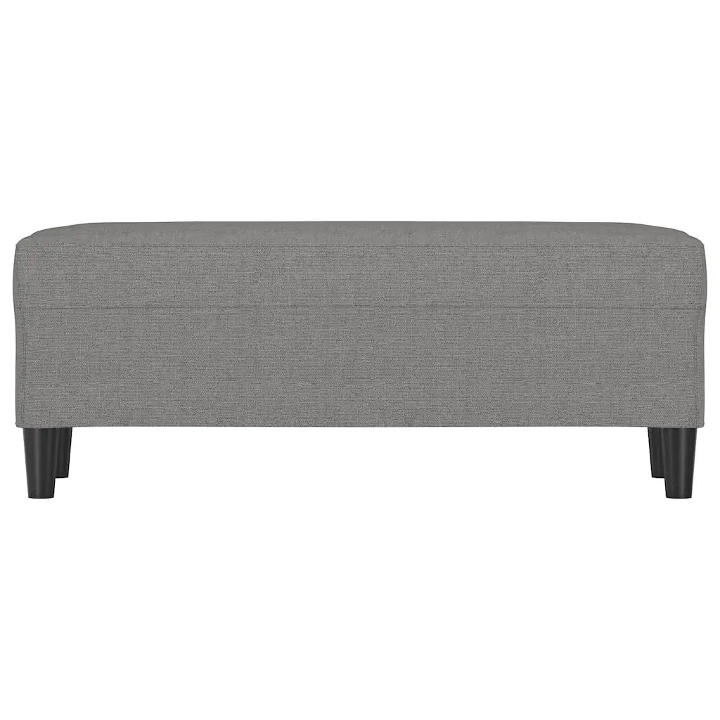 Panca Grigio Scuro 100x35x41 cm in Tessuto CFW1203363