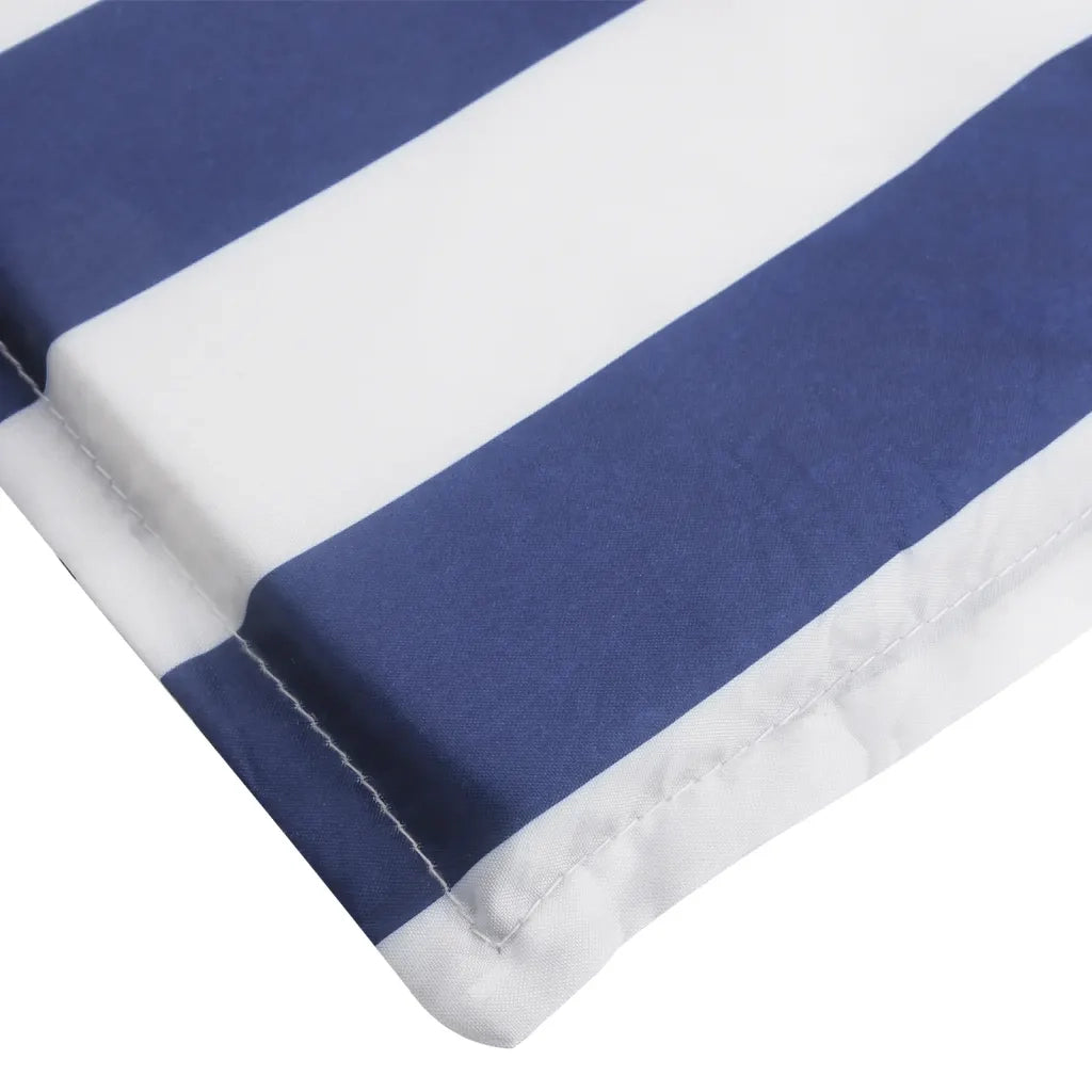 Cuscino per Lettino a Righe Bianche e Blu in Tessuto Oxford 361399