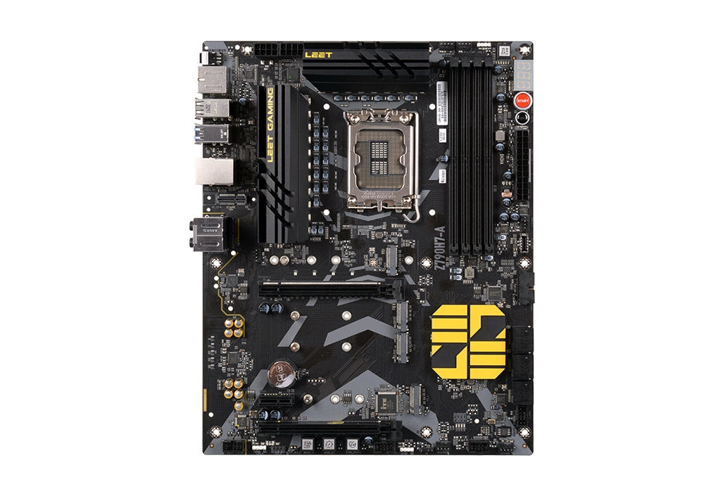 Ecs mb z790, ecs leet gaming z790, lga 1700, 4ddr5, 1pci-ex16g5, 3 m.2, 4sata ssd, glan, hdmi/dp, oc - 89-206-QB6100