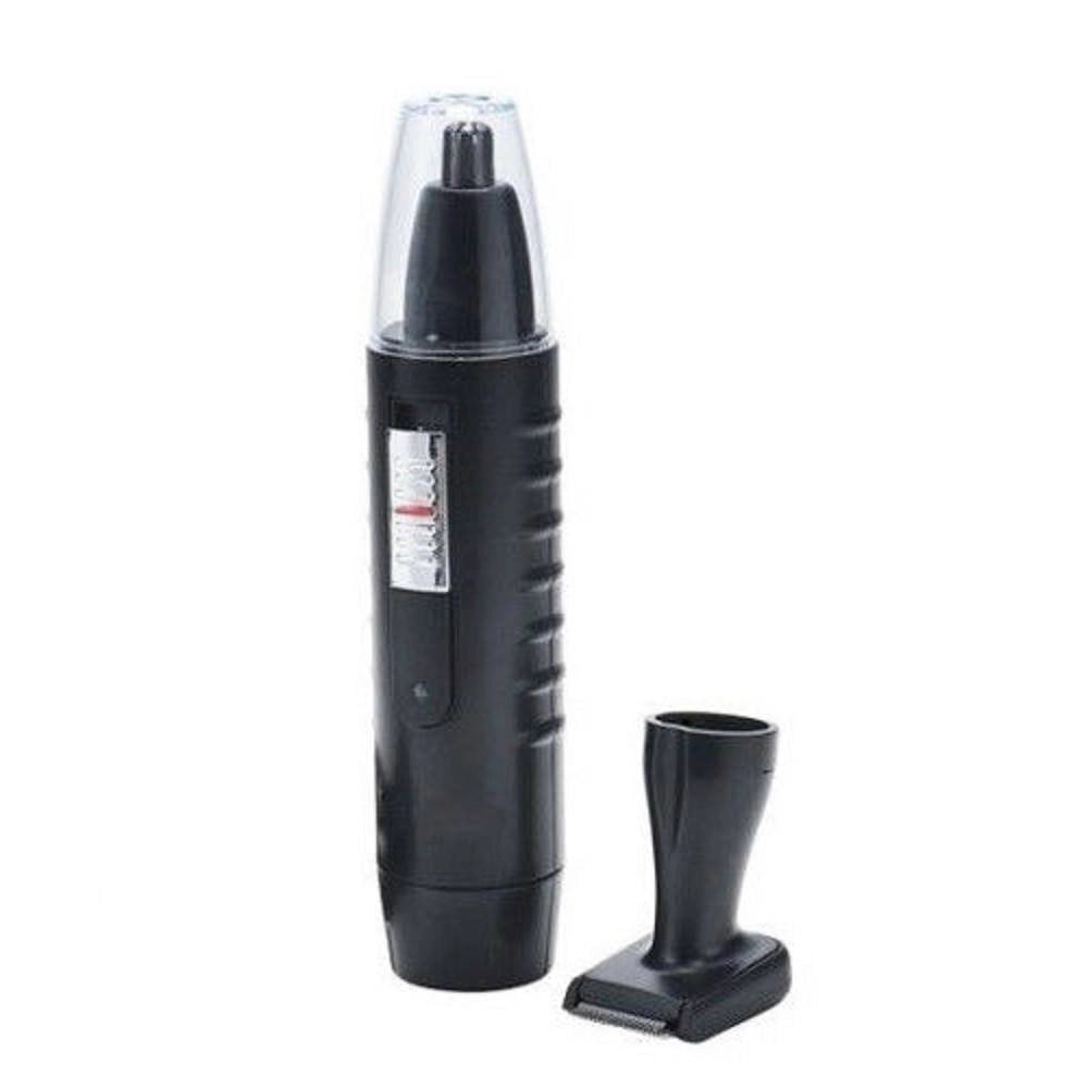 Trade Shop - Rasoio Depilatore Epilatore 2 In 1 Peli Naso Trimmer Taglia Basette Ricaricabile -