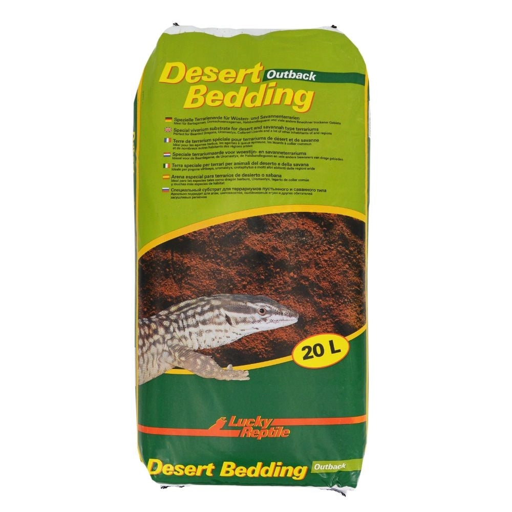 Lucky Reptile Desert Bedding - substrato per terrari deserticoli vari colori Formato: 20 L, Colore: Outback Red
