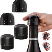 Stopper per bottiglia di vino - Vacuum sigillato - Nero