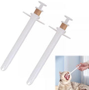 Dispensatore per tablette riutilizzabile - Medicazione per animali - Dispensatore per spugnette per animali - 2 pezzi - Leggero - Formato compattibile - Dispensatore per pillole