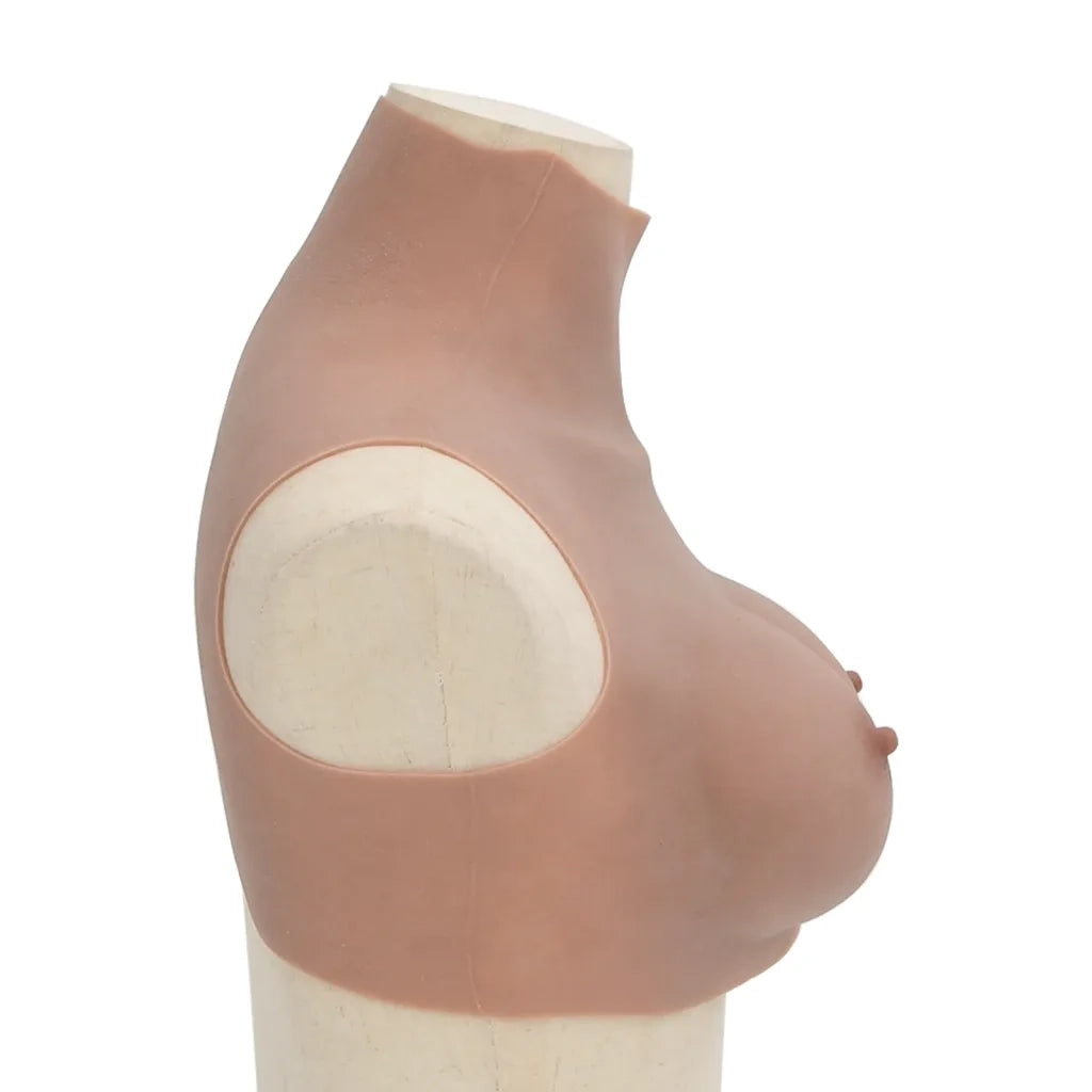 Corpetto in Silicone Abbronzato Coppa C