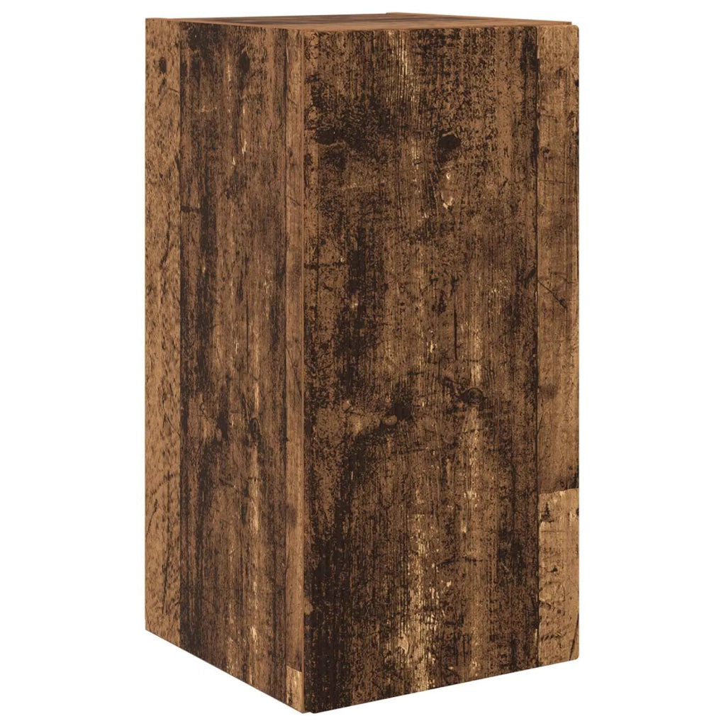 Set di Mobiletto da TV a Parete 4 pcs Legno vecchio