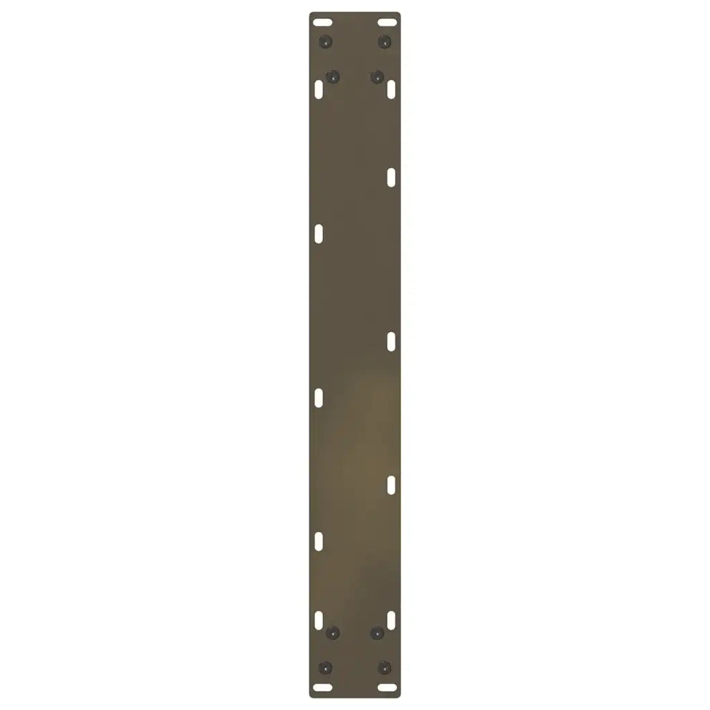 Gambe per tavolo da pranzo a forma di U 2 pz in acciaio naturale 70x(72-73) cm 4013187