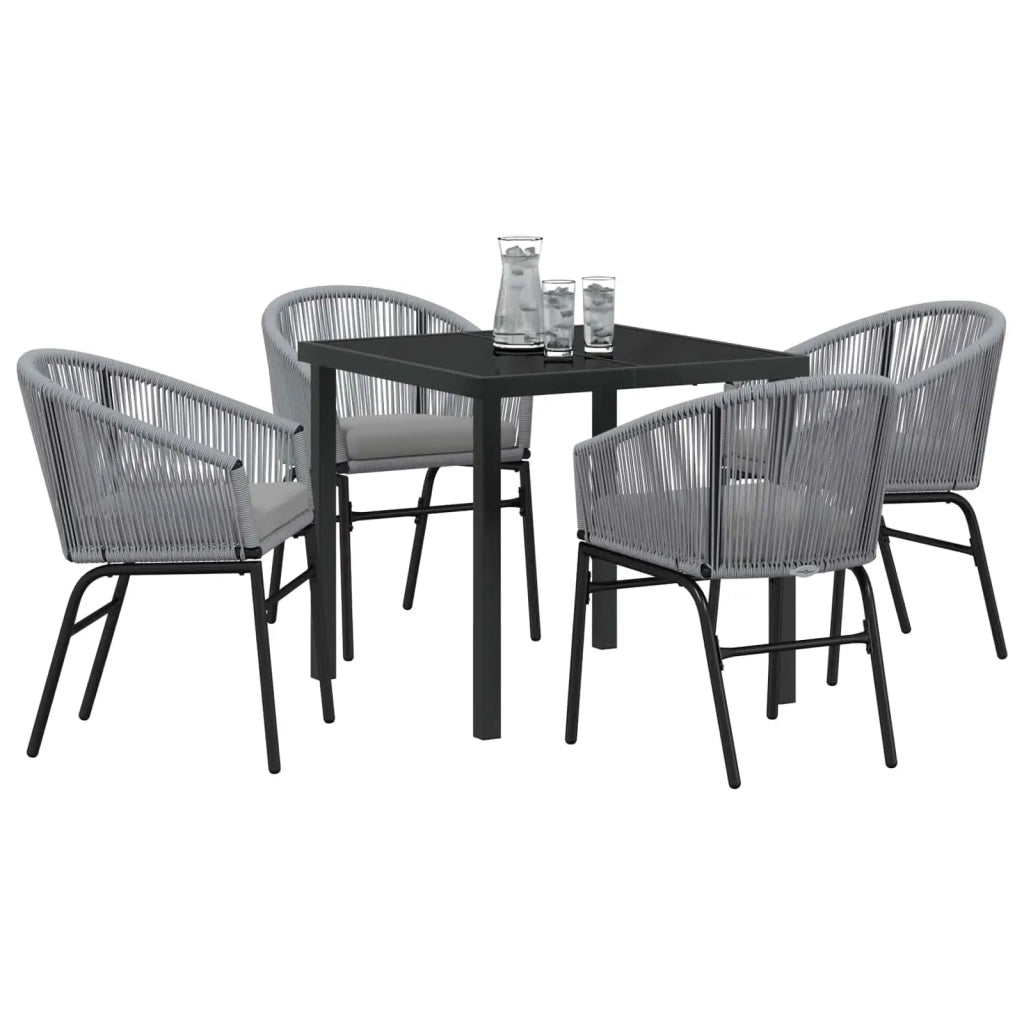 Set da Pranzo per Giardino 5 pcs Antracite 3379360