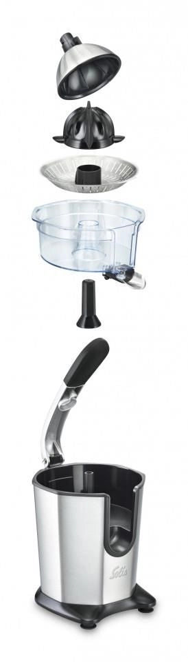 Solis 921.74 spremiagrumi elettrico 0 L 160 W Nero, Acciaio inox