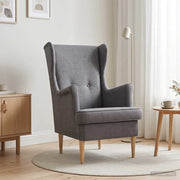 Poltrona-Divano Sedia-Poltroncina Grigio Chiaro ARES