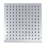 Trade Shop - Soffione Doccia Quadrato Moderno 25 X 25 Cm Ugelli Fori Bagno Miscelatore 69123 -