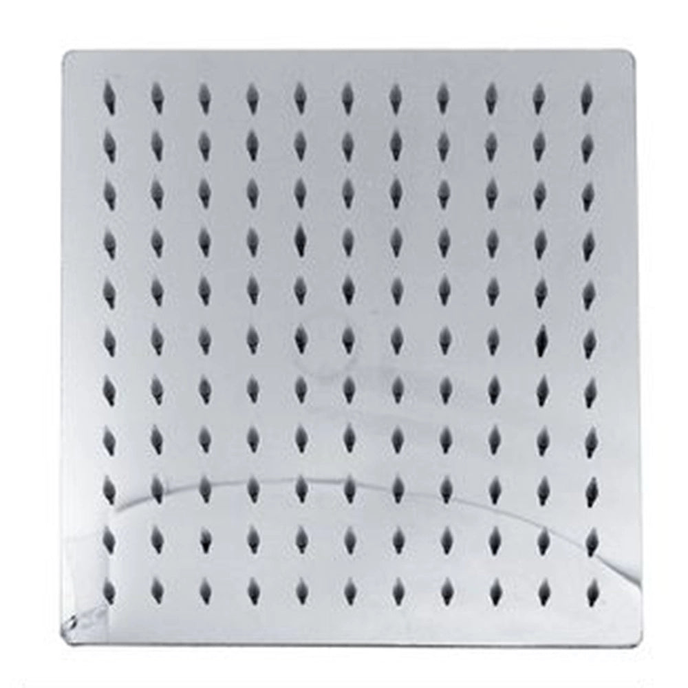 Trade Shop - Soffione Doccia Quadrato Moderno 25 X 25 Cm Ugelli Fori Bagno Miscelatore 69123 -