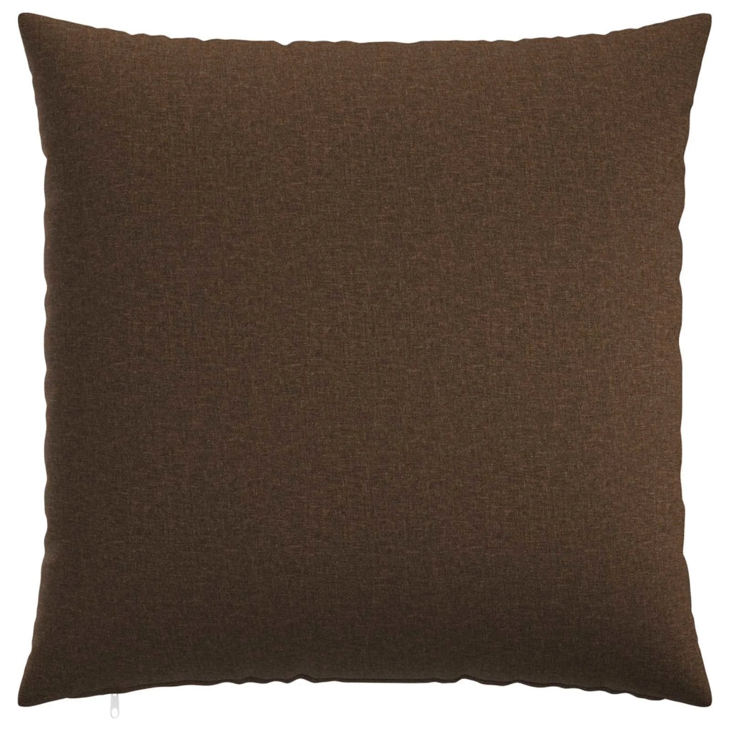 Federa 2 pz HEERLEN Marrone 65 x 65 cm Tessuto 912857