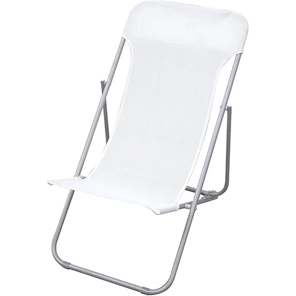 Trade Shop - Sdraio Sedia Da Spiaggia Mare Campeggio Giardino Esterno 281003 Pieghevole 52x76x91cm -        