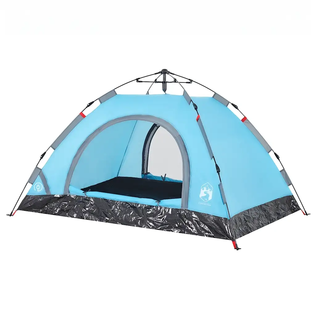 Tenda da campeggio | Tenda da campo 2 Persone Blu a Rilascio Rapido