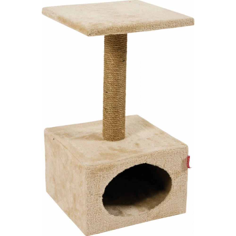 Trade Shop - Tiragraffi Per Gatti Con Trochetto Rivestito In Canapa Naturale -