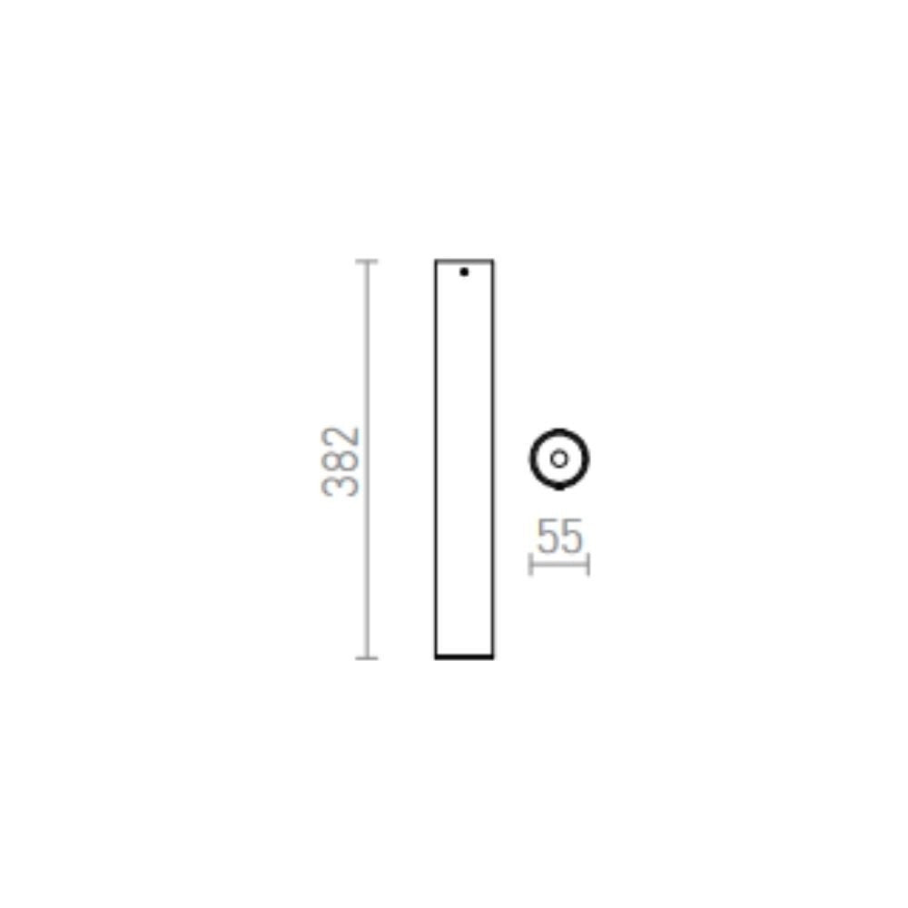 Faretto RIGA 38 da soffitto bianco 230V LED 6W 38° 3000K