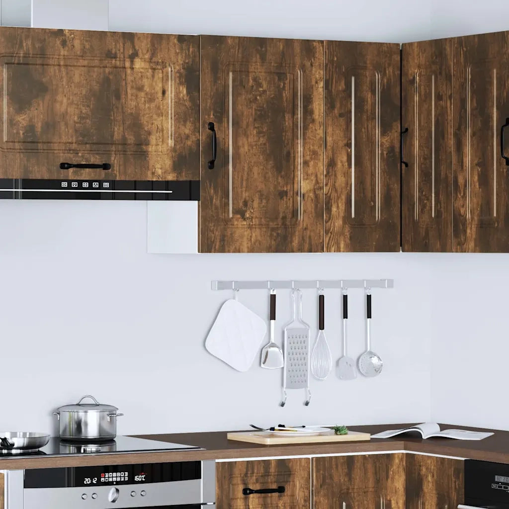 Pensile da Cucina Kalmar Rovere Fumo in Legno Multistrato 853552