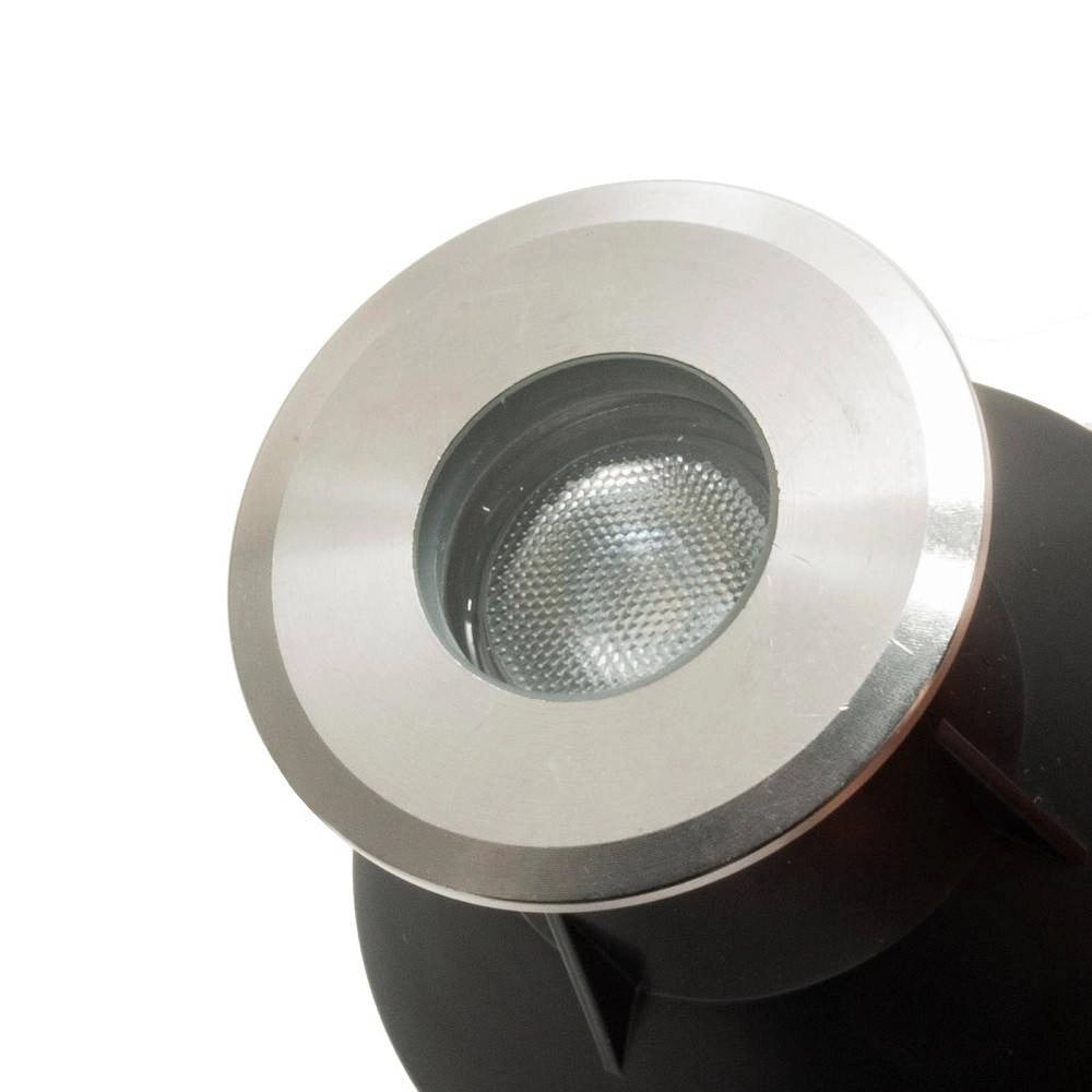 Trade Shop - Faretto Led 24v Rgbw Calpestabile Segnapassi Incasso Ip68 4 W Rgb 4000k Dmx Luci -