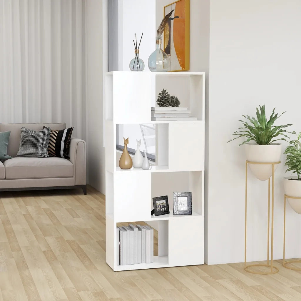 Libreria/Divisorio Bianco 60x24x124,5 cm in Truciolato 809080