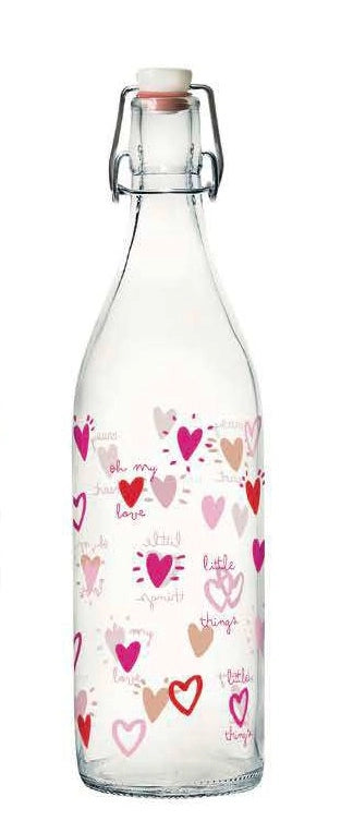 Bottiglia in Vetro con Tappo Ermetico Little Things 1 Litro Cerve
