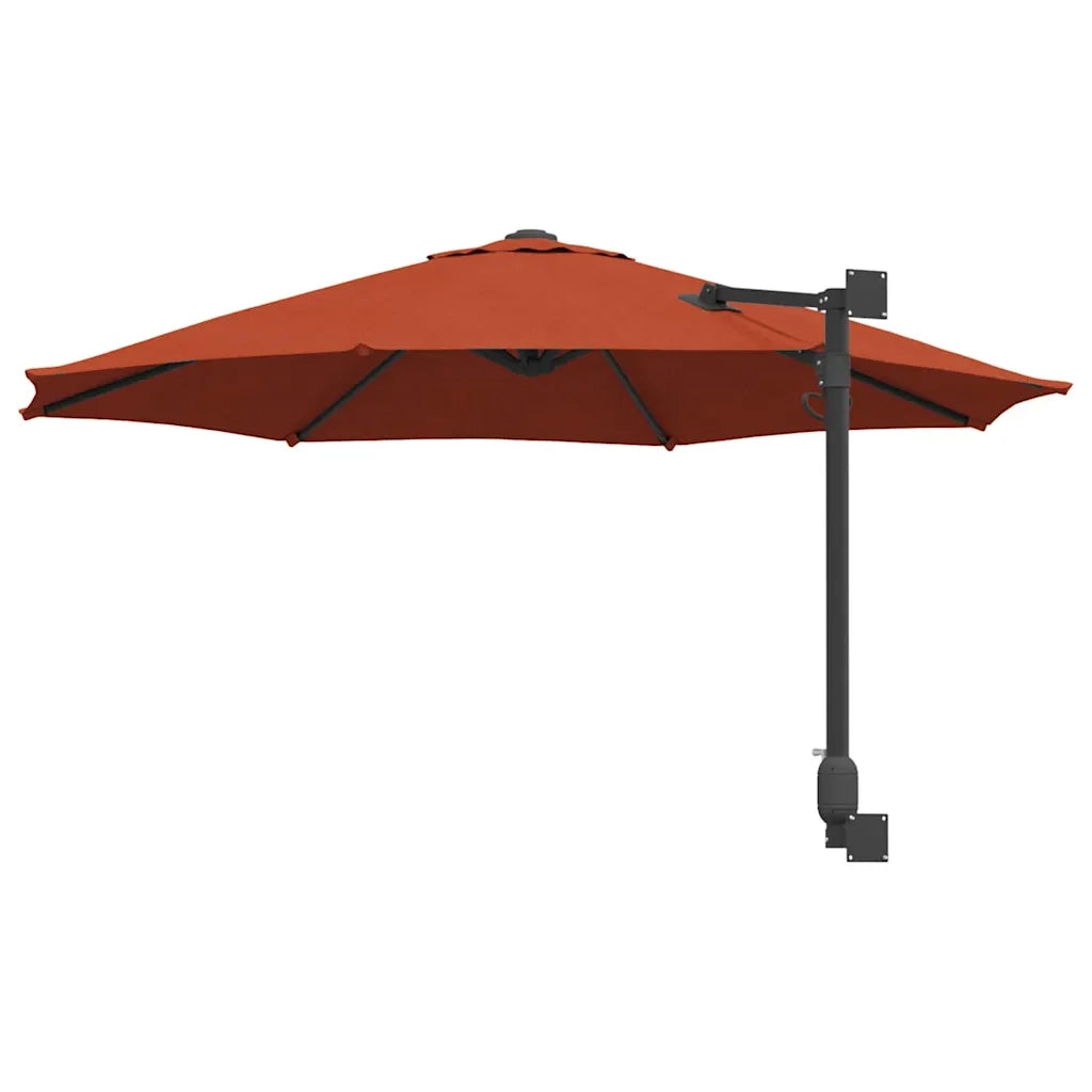 Ombrello da giardino-Ombrellone da spiaggia Terracotta 248 x 248 x 148 cm 775241