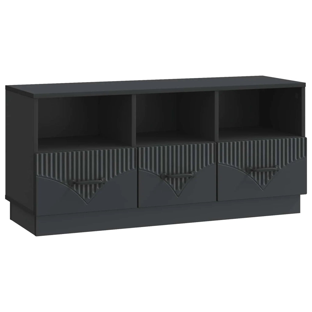 Mobile TV Nero 102 x 34,5 x 47 cm Legno ingegnerizzato 895366