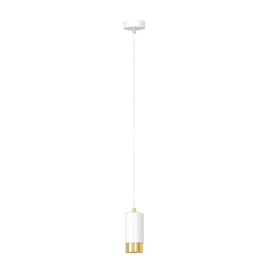 Lampada a sospensione Emibig Fumiko GU10 bianco oro