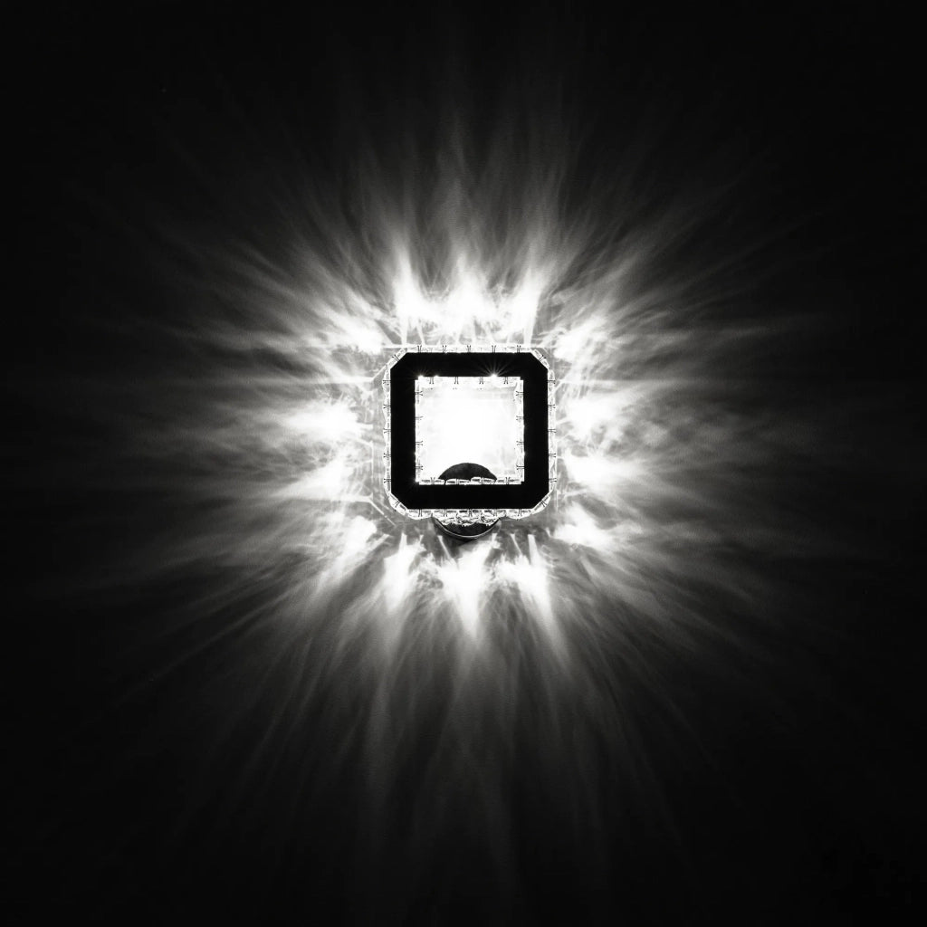 Lampada Da Parete Lampada Da Muro Di Cristallo Led Quadrato App415-w App416-w Caldo bianco 3000K