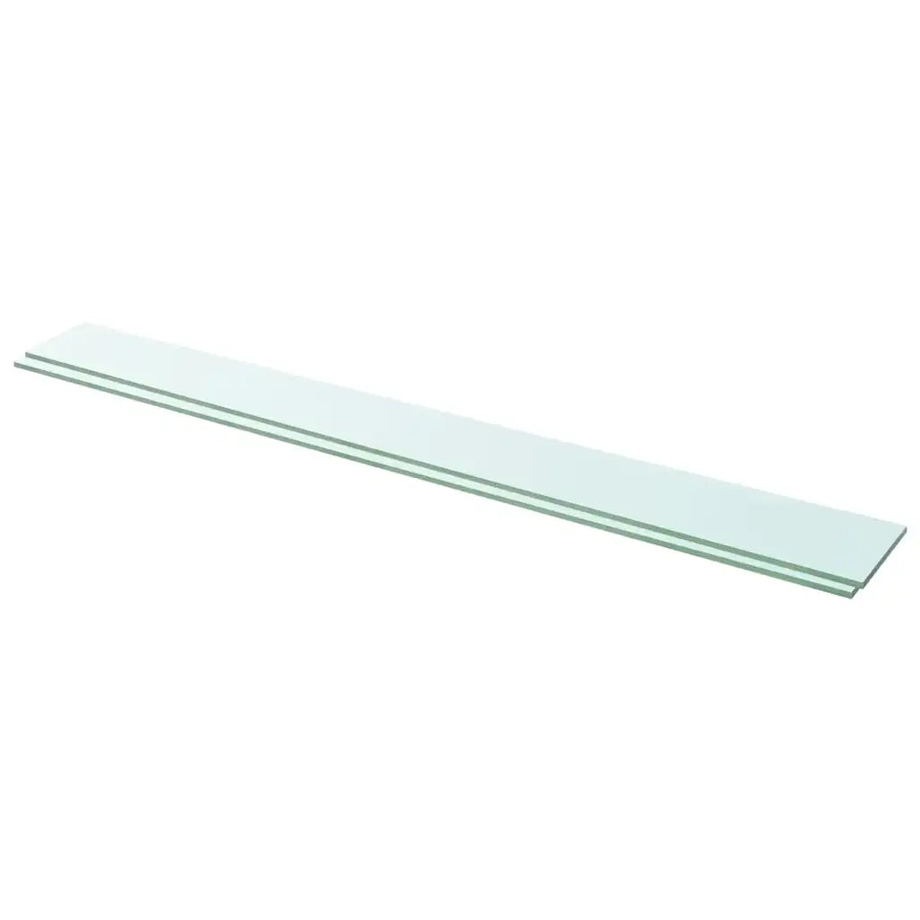 Mensole in Vetro Trasparente 2 pz 110x12 cm cod mxl 33467